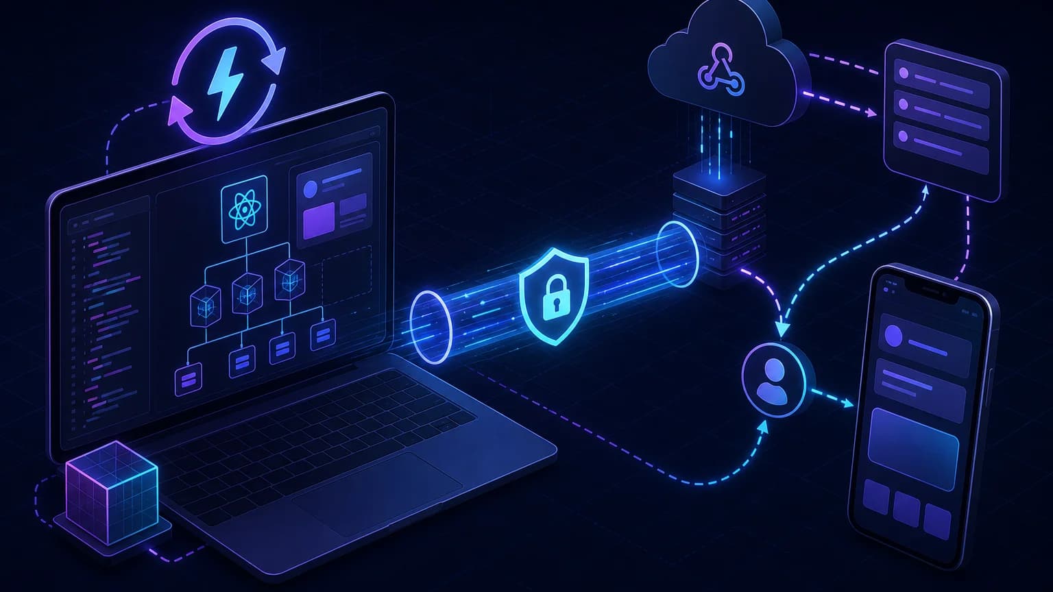 Use PortPreview with React for HTTPS tunnels, webhooks, and OAuth